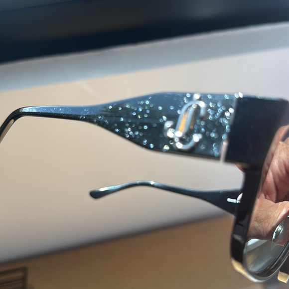 Jimmy Choo 58 mm Shays Rectangle Sunglasses. - Picture 9 of 13